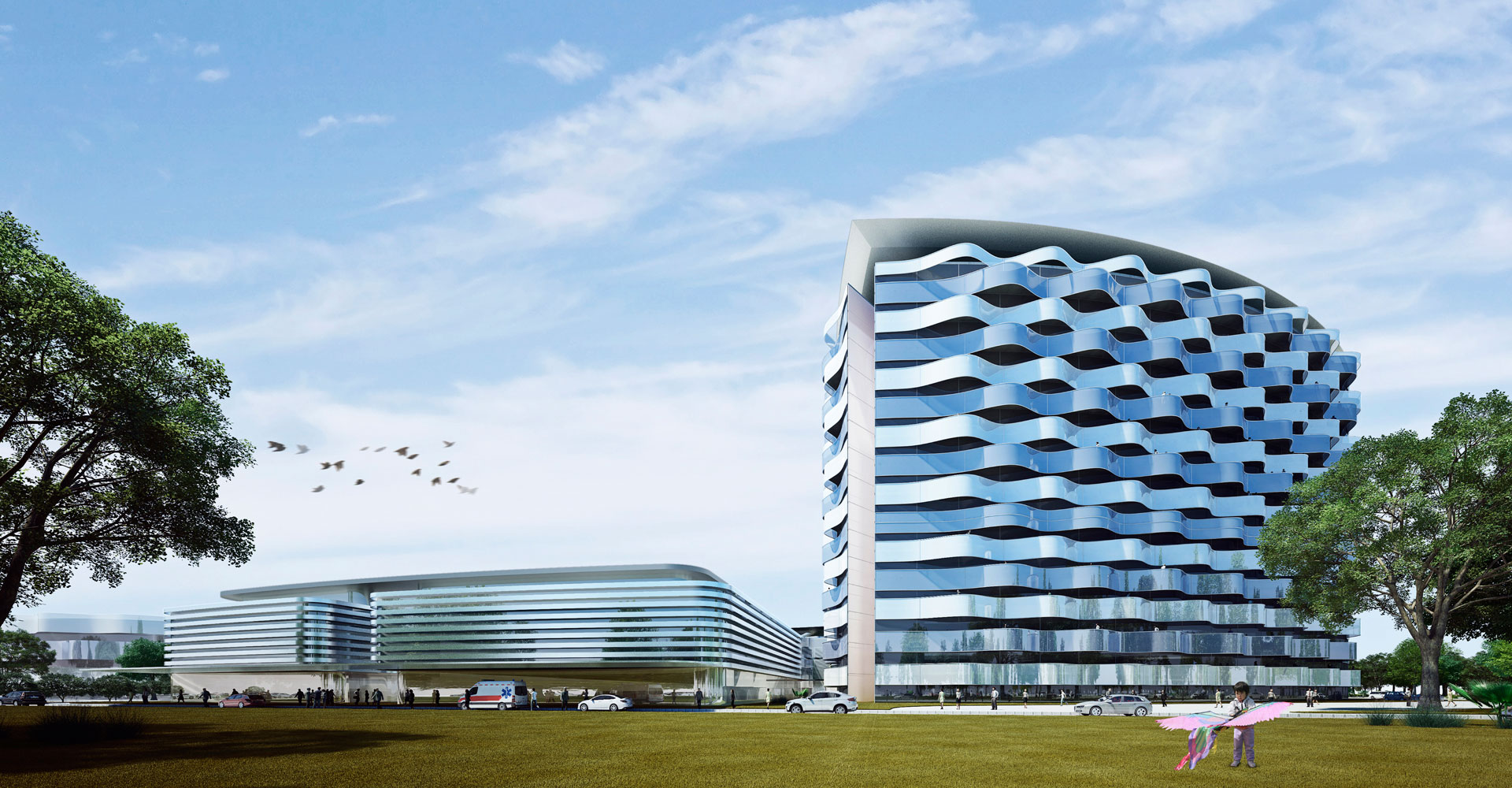 Modern architecture for hospitals, best architecture for health centers